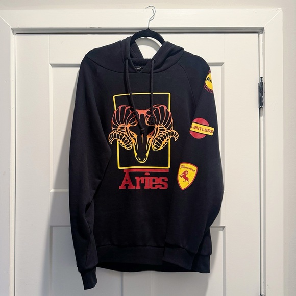 Dolls Kill Tops - Aries Zodiac Hoodie